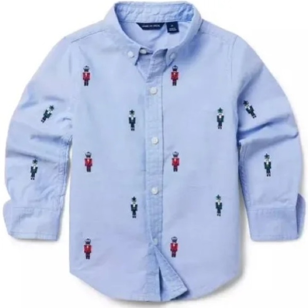 Christmas Nutcracker Oxford Shirt 4T
